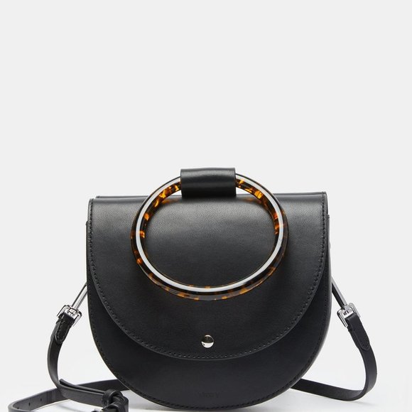 Theory Whitney Bag in Nappa Leather, Tortoiseshell handle - Picture 1 of 11